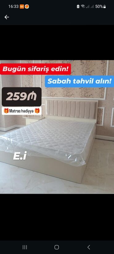 İkinəfərlik çarpayı, Matras ilə