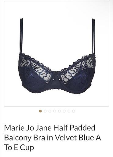 Büstqalterlər: Marie Jo Jane Half Padded Balcony Bra – Velvet Blue - Model: Jane — 1