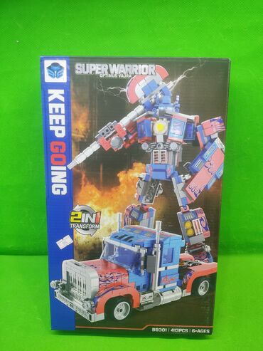 ночные смены работа: Конструктор Super Warrior “Optimus Vajra” 2-in-1 Transform - Набор из