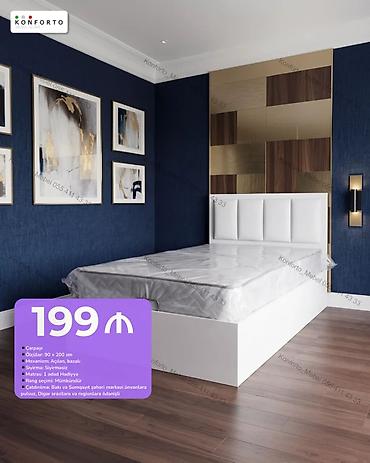 Mebel: Açılan-bazalı çarpayı – 90×200 sm - Mexanizm: açılan, bazalı - — 1