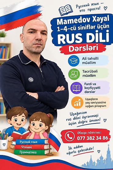 Repetitorlar: Rus dili dərsləri – Xəyal müəllim Xüsusiyyətlər: - 1–4-cü siniflər — 1