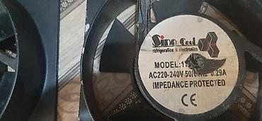 Ventilyatorlar: Sərinkeşlər – 220V AC - Şəbəkə gərginliyi: 220–240V, 50/60 Hz - Tip — 12