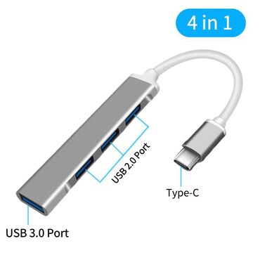 телефон j6: 800сомов переходник с TYPE-C на USB с OTG USB-хаб 4 в 1 не звонить