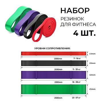 спортивные резинки: Силовой тренажер, Новый, Самовывоз, Платная доставка — 3