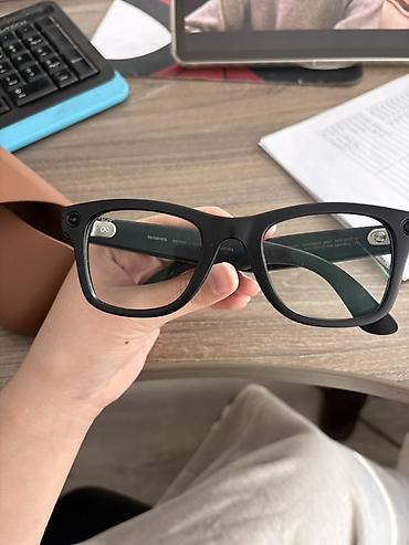чоор фото: Очки Ray-Ban Stories Wayfarer (умные очки с камерой) 2 gen Матовые — 1