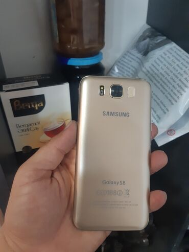 samsun galaxy s8: Samsung Galaxy S8, 64 GB, rəng - Ağ, Sensor