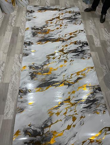Mərmər effekti verən PVC divar panelləri. 1.Arxası özü