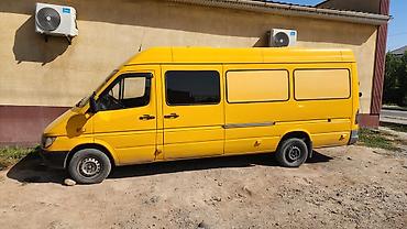 дубл кабина гигант: Mercedes-Benz Sprinter (длинная база, высокий потолок), желтый фургон — 3