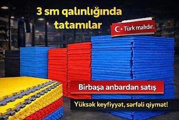 tatami: 3 sm qalınlığında tatamilar - Türk malıdır - Birbaşa anbardan satış - — 1