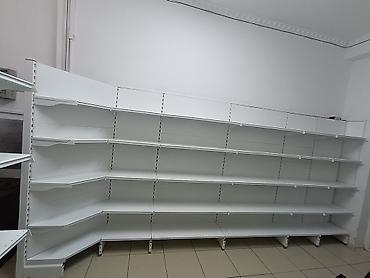 Стеллажи: Торговый стеллаж пристенный, модульная система - Тип: металлический — 6