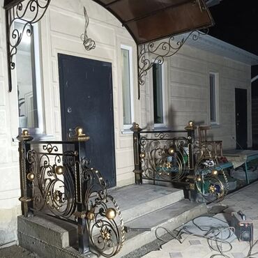 Изготовление перил: Изготовление перил Материал: Кованное железо, Наружные, Бесплатная доставка — 2