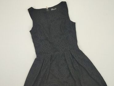 czarna sukienki z odkrytymi plecami: Sukienka, M, stan - Dobry