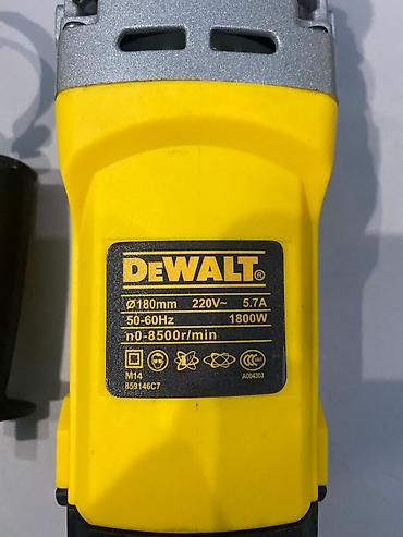 ремонт болгарка: Новый, От электросети, Dewalt, 180 мм, Другая мощность — 6