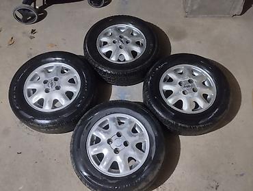 краски на авто: Колеса в сборе 205 / 65 / R 14, Лето, Б/у, Комплект, Легковые, Железные, отверстий - 5 — 1