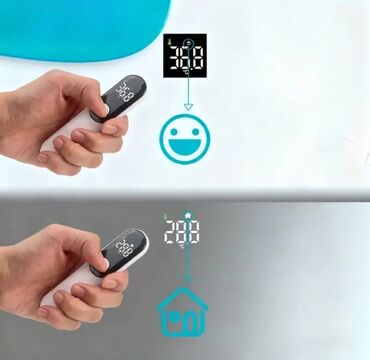 Termometrlər: Təmasız rəqəmsal termometr - İnfraqırmızı, təmas olmadan ölçüm - C/F — 3