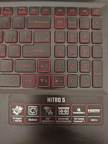acer nitro 1: Yeni Acer Nitro, 15 ", Intel Core i5, 512 GB — 10