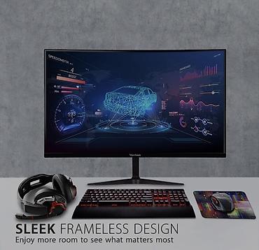 Monitorlar: ViewSonic 27" WQHD monitor - Ekran: 27 düym (68.58 sm), WQHD 2560 x — 4