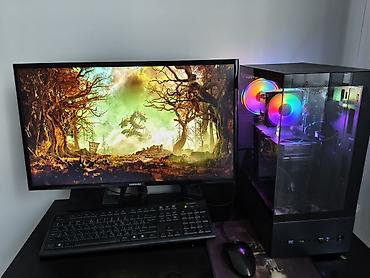 intel core ultra: Игровой ПК с подсветкой + монитор, клавиатура и мышь. Тянет все — 1