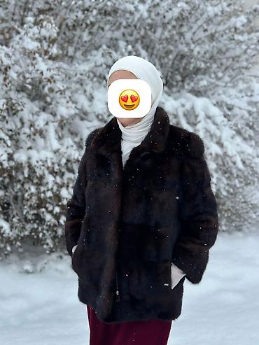 бу норка: Шуба, Норка, По колено, M — 1