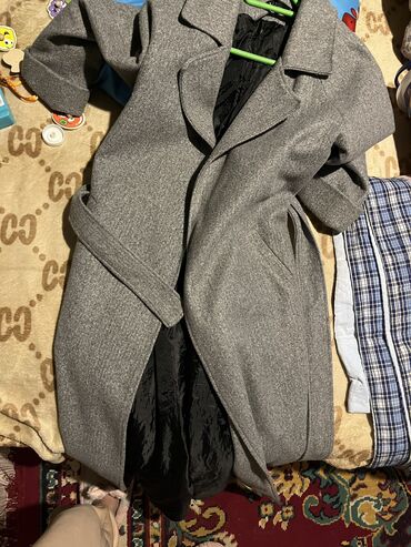 kişi üçün kişmir palto: Palto 9Fashion Woman, S (EU 36), rəng - Boz
