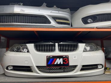 Амортизаторы, пневмобаллоны: Передний Бампер BMW Б/у, цвет - Белый, Оригинал