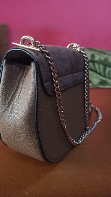 plasticna torba za plazu: Elegant purse, H&M, Material: Leather