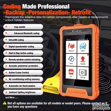 Alati za automobile: LAUNCH X-431 za Mercedes BENZ – profesionalni dijagnostički skener — 8