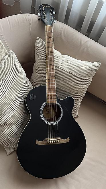gitara akustik: Akustik gitara, Fender, 6 sim, İşlənmiş, Ünvandan götürmə — 1