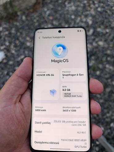samsung note 10 satilir: Honor X9b, 256 GB, rəng - Qara — 3