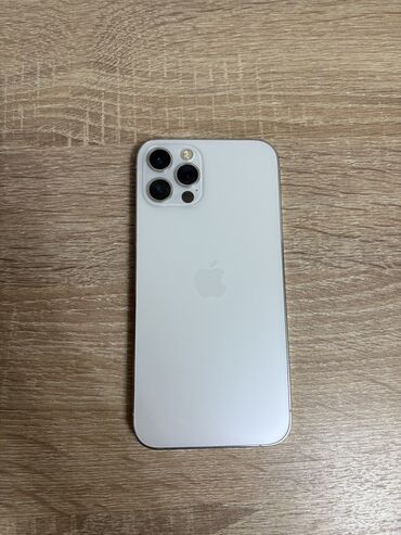 айфон 12 про белый: IPhone 12 Pro, Колдонулган, 256 ГБ, White Titanium, 93 %