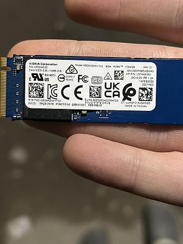 SSD Kioxia NVMe M.2 1024GB 100/98 здоровья Описание: -