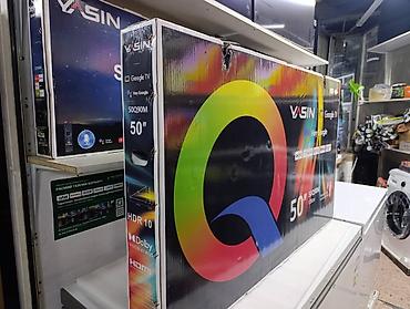 dvd video player: Телевизор YASIN 50Q90M 50" (126 см) с Google TV - Смарт-платформа — 3