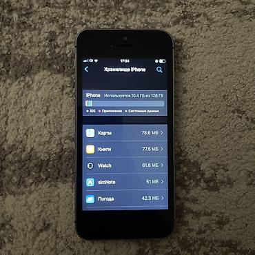 Apple iPhone: IPhone SE, 128 ГБ, Space Gray, Чехол, 100 % — 5