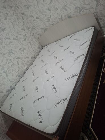 письменные столы для двоих: Уктоого арналган матрас, Кенен бир кишилик, Пружиналуу, Askona (Аскона), Орточо катуу матрастар