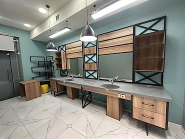 ucuz mebeler: Salon üçün tam dəst mebel və iş guşəsi -Uzunluq 4.40m -Hündürlük — 1