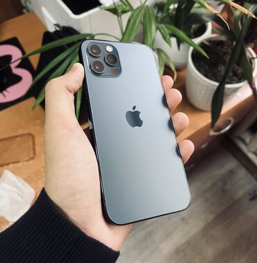 iphone xr 256 цена в бишкеке: IPhone 12 Pro, Б/у, 256 ГБ, Sierra Blue, 85 %