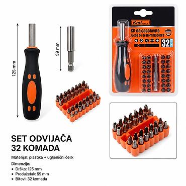 KMT Style set odvijača – 32 komada (SKU: 9369008, EAN: ) Praktičan