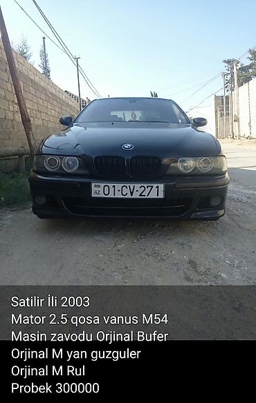 BMW 5 series: 2.5 l | 2003 il Sedan lalafo.az -da BMW 5 series: 2.5 l | 2003 il Sedan