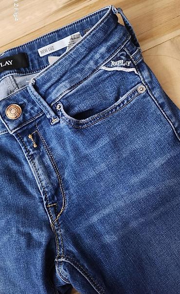 Farmerke: REPLAY ženske farmerke – model New Luz (Skinny Fit) - Klasičan plavi — 10