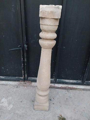 prila: Qumdaşı balyustrada sütunu - Material: təbii qumdaşı - Təyinat — 1