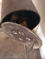 turba boru: Peçi, yanacaq - Odun