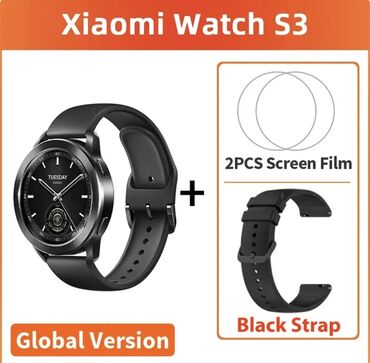 agıllı saat: Yeni, Smart saat, Xiaomi, Аnti-lost, rəng - Qara
