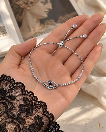 Bilərziklər: Zəncirli tənzimlənən qolbaq kolleksiyası - Material: gümüş rəngli və — 1