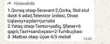 Divan və kreslo dəstləri: Künc divan, Divan — 14