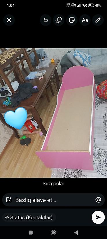 uşaq ucun maqnit lovhə: Tecılı satilir Uşaq çarpayısı – qızlar üçün ideal dizayn - Rəng — 2