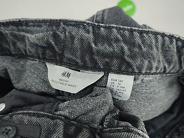 esprit torba: Spodnie jeansowe, H&M, 10 lat, 140, stan - Bardzo dobry — 4