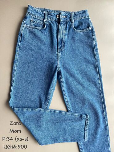 джинсы размер xs: Мом, Zara