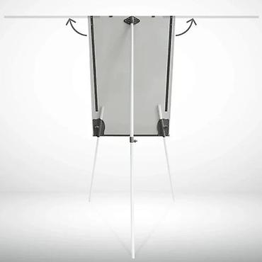 Ostali kancelarijski nameštaj: Flipchart Coyote – tronožac, sklopiv - Magnetna bela tabla sa — 4