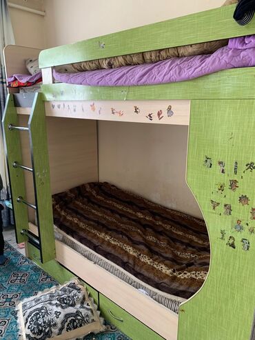 детские двухъярусные кровати на: Двухъярусная кровать, Для мальчика, Б/у