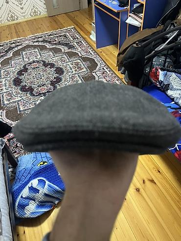 cins salvarlar: Kişi üçün klassik newsboy/flat cap şlyapası - Rəng: tünd boz (kömür — 2